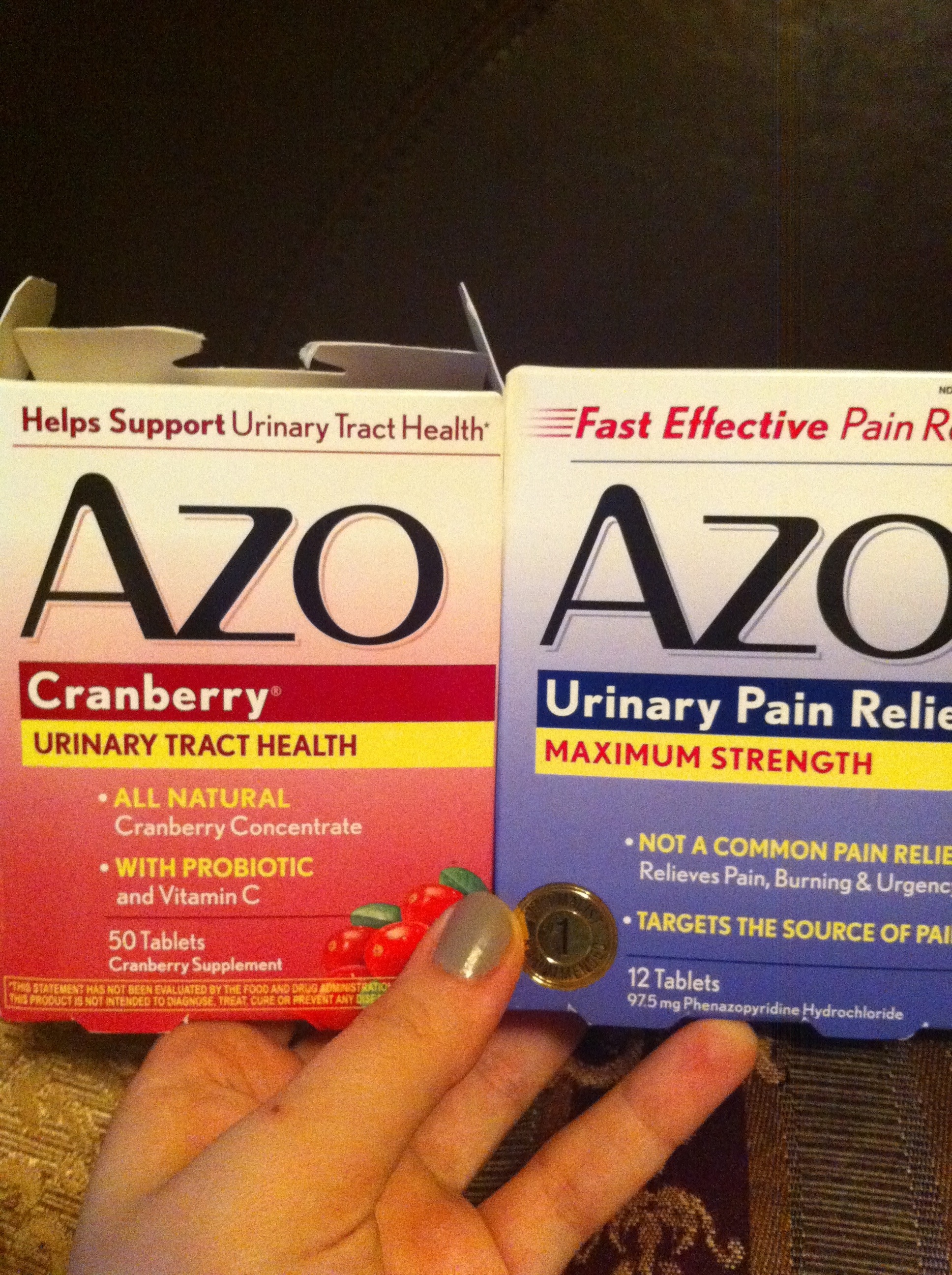 AZO (Over the Counter Urinary Tract.